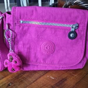 Kipling Fuchsia Sabian Crossbody Bag